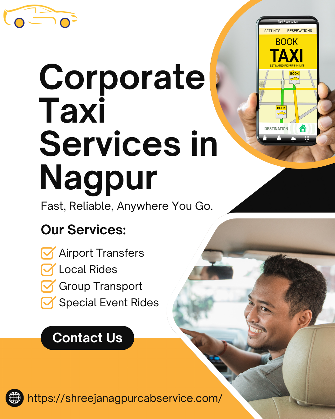 Corporate Taxi Services in Nagpur